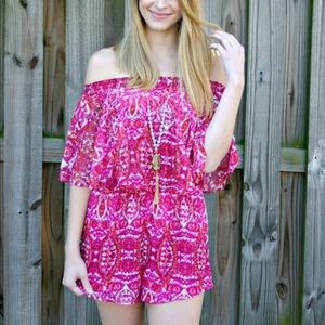 Show Me Your Mumu Rosarita Romper size small